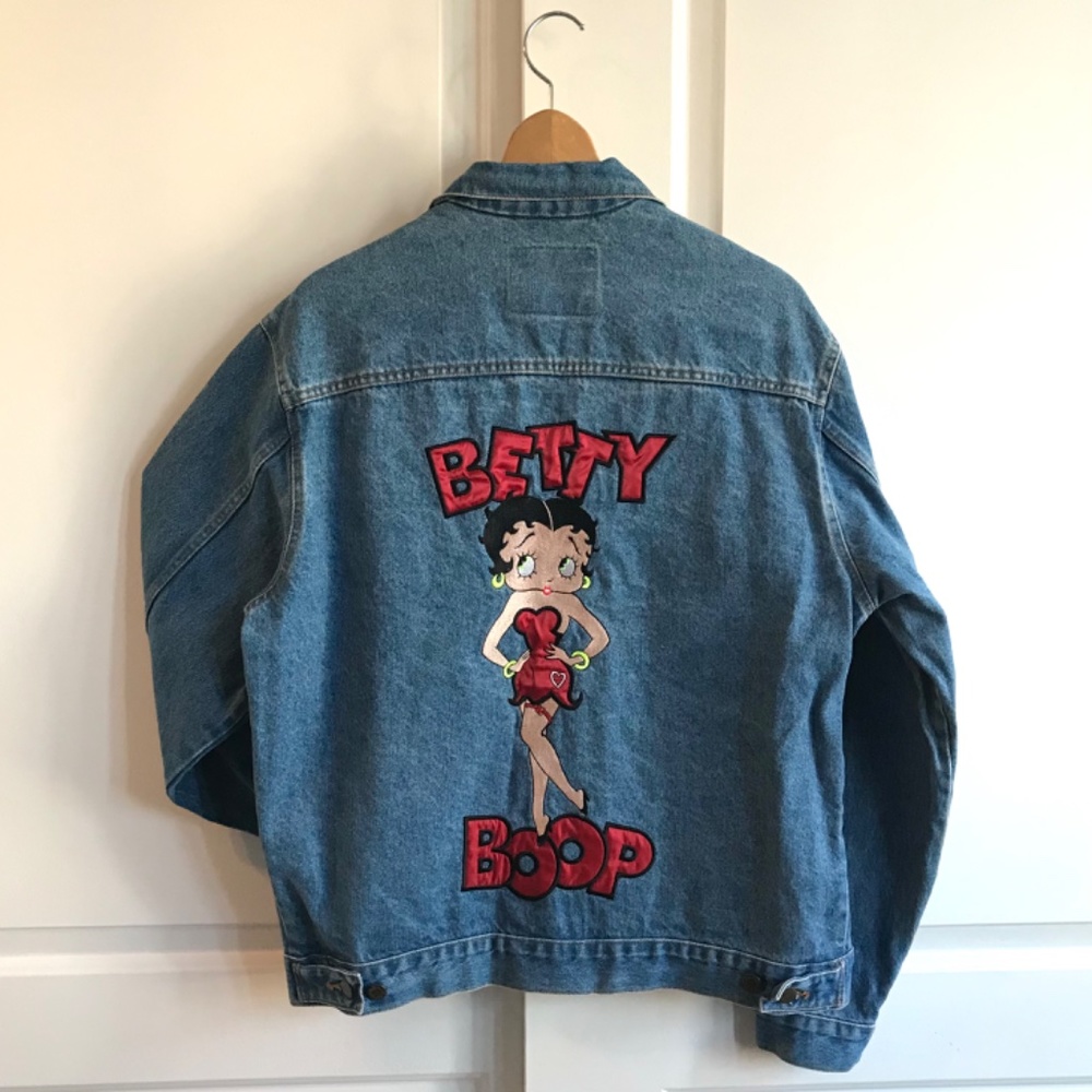Betty Boop Three Rivers Denim Jacket Size Large - Picture 6 of 7